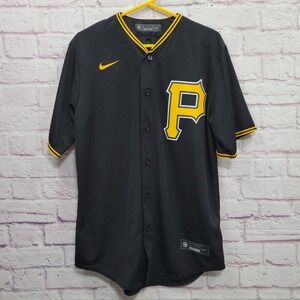 Nike MLB Pittsburgh Pirates Roberto Clemente 21 Jersey Shirt M Baseball ButtonUp